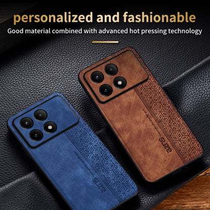 For Xiaomi Redmi K70 AZNS 3D Embossed Skin Feel Phone Case(Black) - K70 Cases by AZNS | Online Shopping South Africa | PMC Jewellery | Buy Now Pay Later Mobicred