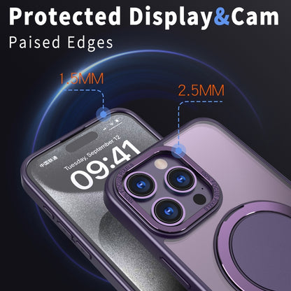 For iPhone 11 Pro 360-degree Rotating MagSafe Magnetic Holder Phone Case(Purple) - iPhone 11 Pro Cases by PMC Jewellery | Online Shopping South Africa | PMC Jewellery