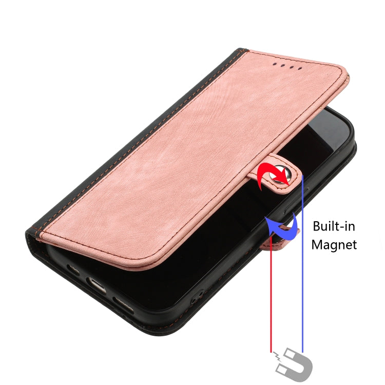 For Xiaomi Redmi K70 Side Buckle Double Fold Hand Strap Leather Phone Case(Pink) - K70 Cases by PMC Jewellery | Online Shopping South Africa | PMC Jewellery | Buy Now Pay Later Mobicred