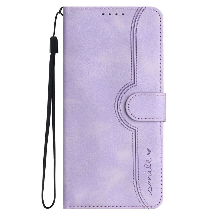 For Google Pixel 9 Pro Heart Pattern Skin Feel Leather Phone Case(Purple) - Google Cases by PMC Jewellery | Online Shopping South Africa | PMC Jewellery | Buy Now Pay Later Mobicred