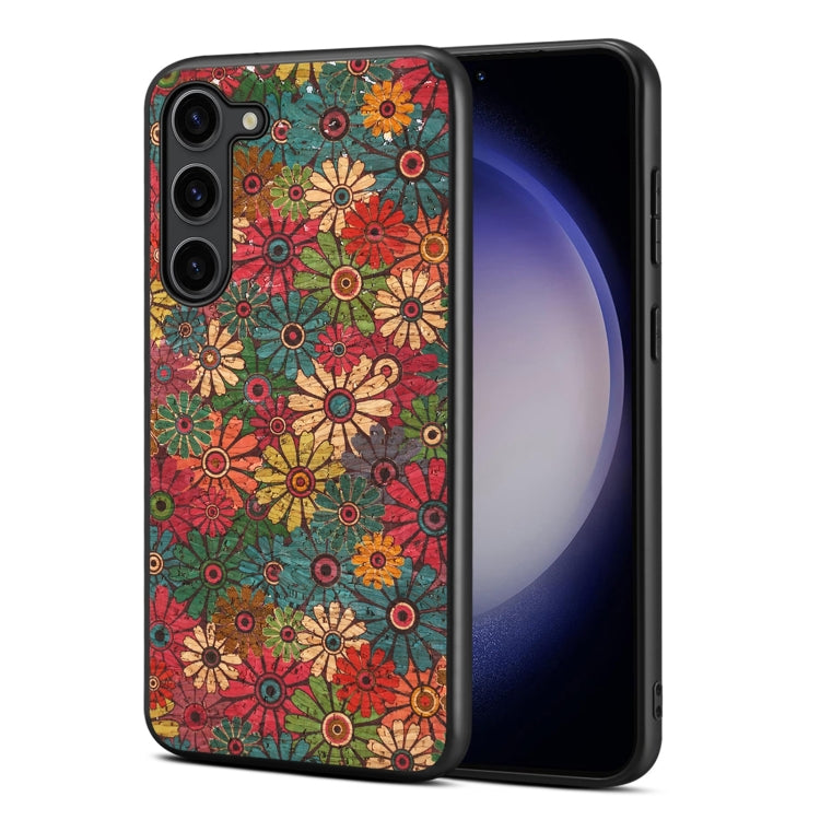 For Samsung Galaxy S24+ 5G Four Seasons Flower Language Series TPU Phone Case(Spring Green) - Galaxy S24+ 5G Cases by PMC Jewellery | Online Shopping South Africa | PMC Jewellery