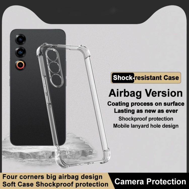 For Meizu 21 5G imak Shockproof Airbag TPU Phone Case(Transparent) - Meizu by imak | Online Shopping South Africa | PMC Jewellery | Buy Now Pay Later Mobicred