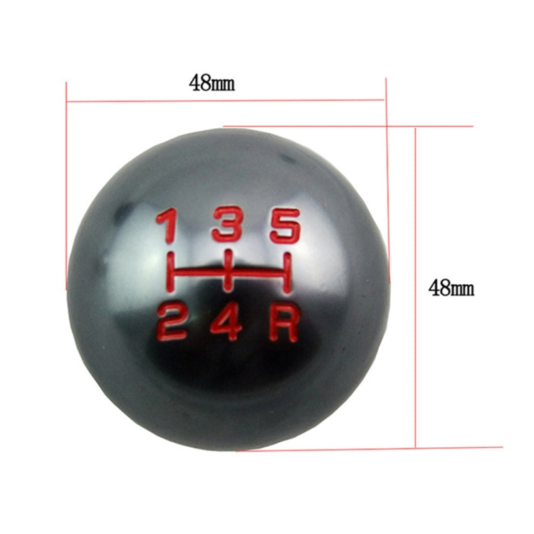 For Honda Series Metal Gear Head Car Modified Gear Stick Shift Knob, Style:6 Speed(Black) - Shift Knob by PMC Jewellery | Online Shopping South Africa | PMC Jewellery | Buy Now Pay Later Mobicred