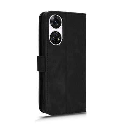 For ZTE Anshin Family Skin Feel Magnetic Flip Leather Phone Case(Black) - ZTE Cases by PMC Jewellery | Online Shopping South Africa | PMC Jewellery | Buy Now Pay Later Mobicred