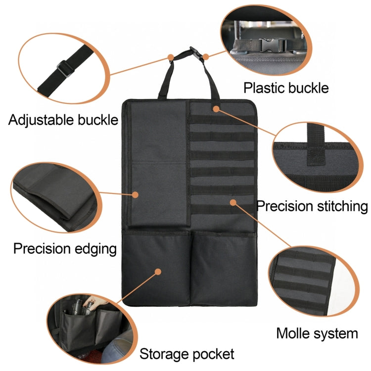 2pcs / Set Car Front Seat Back Storage Bag Car Hanging Organiser(Black) - Stowing Tidying by PMC Jewellery | Online Shopping South Africa | PMC Jewellery | Buy Now Pay Later Mobicred