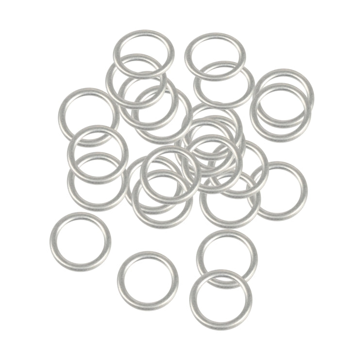 25pcs / Pack For Volkswagen Magotan / Sagitar / CC Car Oil Drain Screw Washer N0138157(Silver) - Nuts & Bolts by PMC Jewellery | Online Shopping South Africa | PMC Jewellery