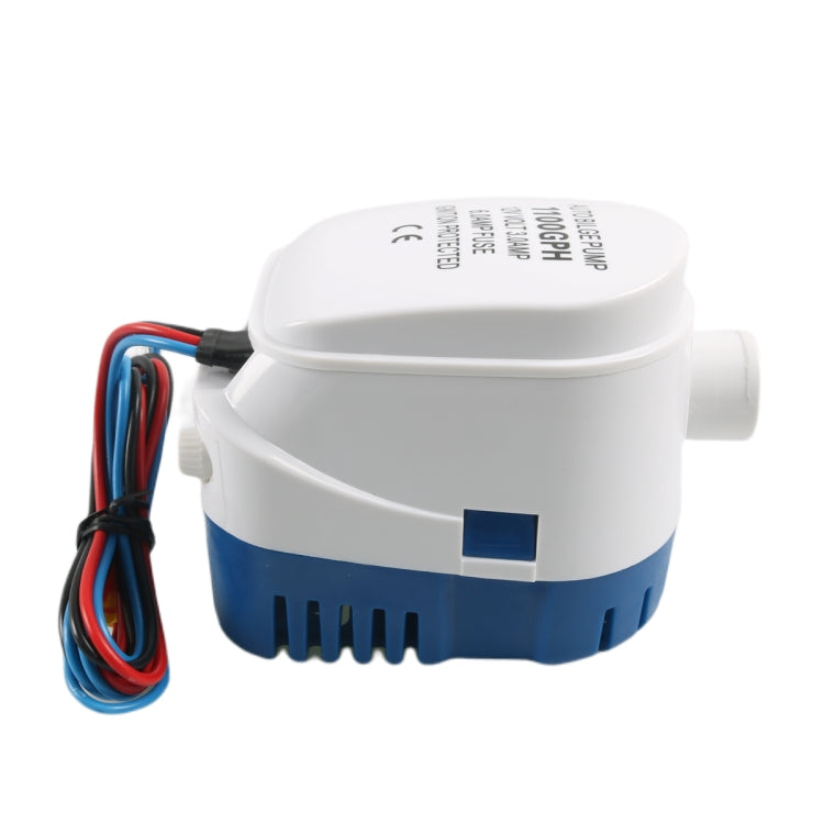 12V-1100GPH Yacht Automatic Bilge Pump with Drain Pipe - Marine Accessories & Parts by PMC Jewellery | Online Shopping South Africa | PMC Jewellery | Buy Now Pay Later Mobicred