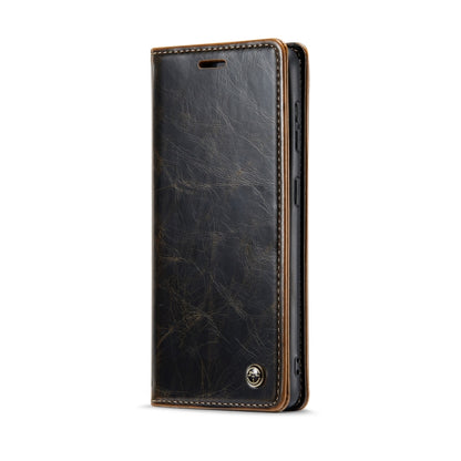 For Samsung Galaxy S24 5G CaseMe 003 Crazy Horse Texture Flip Leather Phone Case(Coffee) - Galaxy S24 5G Cases by CaseMe | Online Shopping South Africa | PMC Jewellery | Buy Now Pay Later Mobicred