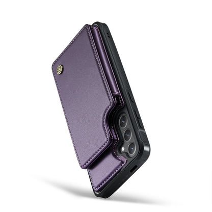 For Samsung Galaxy S24+ 5G CaseMe C22 PC+TPU Business Style RFID Anti-theft Leather Phone Case(Purple) - Galaxy S24+ 5G Cases by CaseMe | Online Shopping South Africa | PMC Jewellery | Buy Now Pay Later Mobicred