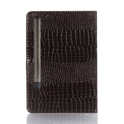 For Samsung Galaxy Tab S9 FE Crocodile Texture Leather Tablet Case(Black) - Galaxy Tab S9 FE by PMC Jewellery | Online Shopping South Africa | PMC Jewellery | Buy Now Pay Later Mobicred