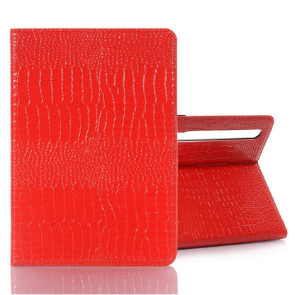 For Samsung Galaxy Tab S9 Crocodile Texture Leather Tablet Case(Red) - Galaxy Tab S9 Cases by PMC Jewellery | Online Shopping South Africa | PMC Jewellery | Buy Now Pay Later Mobicred