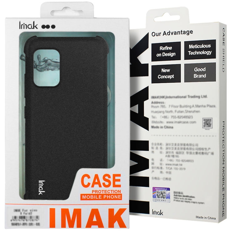 For Xiaomi 14 Ultra 5G imak Shockproof Airbag TPU Phone Case(Matte Black) - 14 Ultra Cases by imak | Online Shopping South Africa | PMC Jewellery | Buy Now Pay Later Mobicred