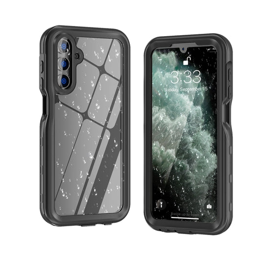 For Samsung Galaxy A15 5G RedPepper 360 Full Body Rugged IP68 Waterproof Phone Case(Black) - Galaxy Phone Cases by RedPepper | Online Shopping South Africa | PMC Jewellery