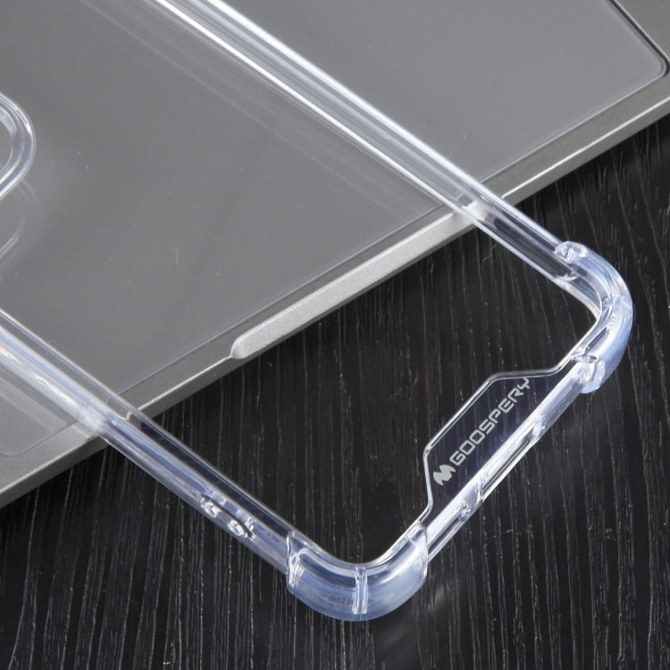 For Samsung Galaxy S24+ 5G MERCURY GOOSPERY SUPER Four-Corner Shockproof TPU Phone Case(Transparent) - Galaxy S24+ 5G Cases by GOOSPERY | Online Shopping South Africa | PMC Jewellery | Buy Now Pay Later Mobicred