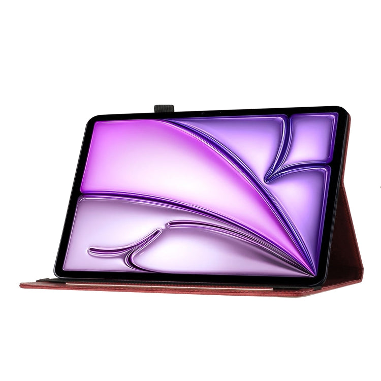 For iPad Air 11 2024 / Pro 11 2021 / 2020 Butterfly Cat Embossing Leather Tablet Case(Red) - iPad Air 11 2024 Cases by PMC Jewellery | Online Shopping South Africa | PMC Jewellery | Buy Now Pay Later Mobicred