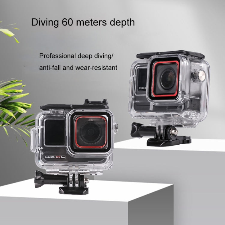 For Insta360 Ace Pro 60m Underwater Waterproof Housing Case - Case & Bags by PMC Jewellery | Online Shopping South Africa | PMC Jewellery