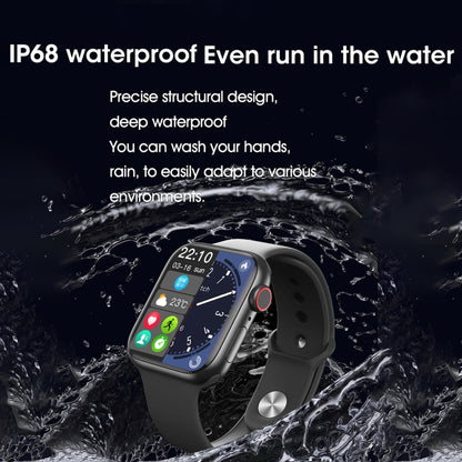 WIWU SW01 S9 2.1 inch IPS Screen IP68 Waterproof Bluetooth Smart Watch(Silver) - Smart Watches by WIWU | Online Shopping South Africa | PMC Jewellery | Buy Now Pay Later Mobicred