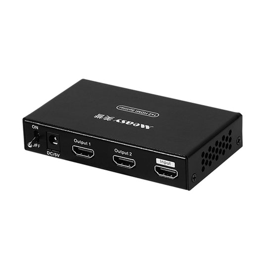 Measy SPH102 1 to 2 HDMI 1080P Simultaneous Display Splitter(UK Plug) - Splitter by Measy | Online Shopping South Africa | PMC Jewellery | Buy Now Pay Later Mobicred