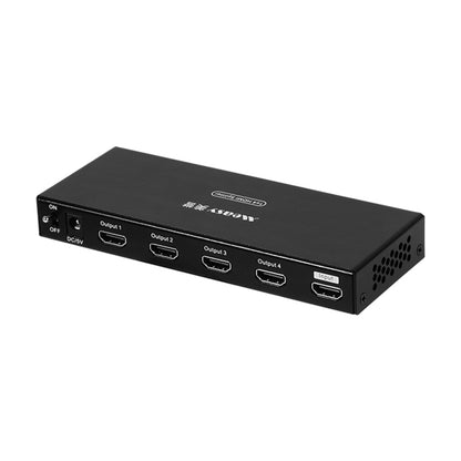 Measy SPH104 1 to 4 4K HDMI 1080P Simultaneous Display Splitter(UK Plug) - Splitter by Measy | Online Shopping South Africa | PMC Jewellery | Buy Now Pay Later Mobicred