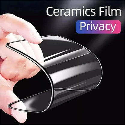 For iPhone 16 25pcs Full Coverage Frosted Privacy Ceramic Film - iPhone 16 Tempered Glass by PMC Jewellery | Online Shopping South Africa | PMC Jewellery | Buy Now Pay Later Mobicred