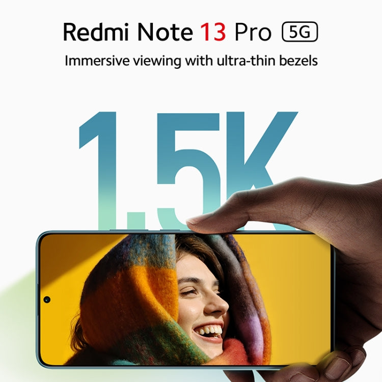 [HK Warehouse] Xiaomi Redmi Note 13 Pro 5G Global, 12GB+512GB, 6.67 inch MIUI 14 Snapdragon 7s Gen 2 Octa Core 2.4GHz, NFC, Network: 5G(Blue) - Xiaomi Redmi by Xiaomi | Online Shopping South Africa | PMC Jewellery