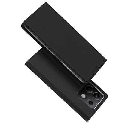 For Xiaomi Redmi Note 13 5G DUX DUCIS Skin Pro Series Flip Leather Phone Case(Black) - Note 13 Cases by DUX DUCIS | Online Shopping South Africa | PMC Jewellery | Buy Now Pay Later Mobicred