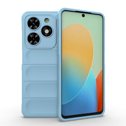 For Tecno Spark Go 2024 / 20C / Pop 8 Magic Shield TPU + Flannel Phone Case(Light Blue) - Tecno Cases by PMC Jewellery | Online Shopping South Africa | PMC Jewellery | Buy Now Pay Later Mobicred