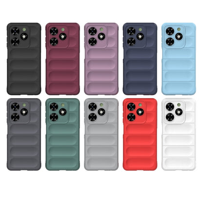 For Tecno Spark Go 2024 / 20C / Pop 8 Magic Shield TPU + Flannel Phone Case(Light Blue) - Tecno Cases by PMC Jewellery | Online Shopping South Africa | PMC Jewellery | Buy Now Pay Later Mobicred