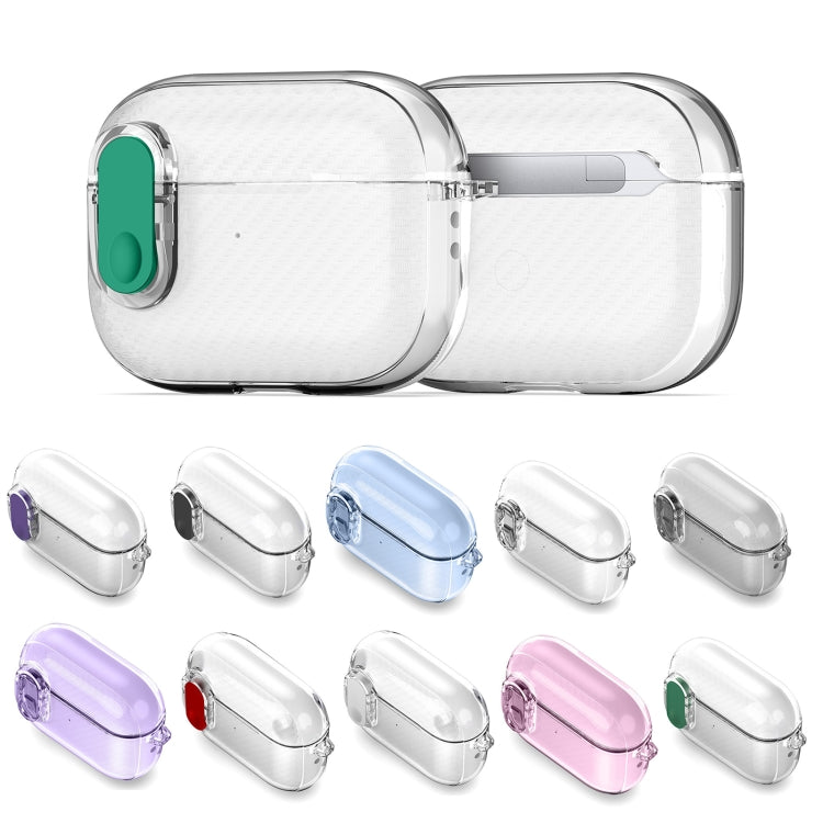 For AirPods 3 DUX DUCIS PECK Series Split Transparent Carbon Fiber Earphone Case(Transparent) - For AirPods 3 by DUX DUCIS | Online Shopping South Africa | PMC Jewellery | Buy Now Pay Later Mobicred