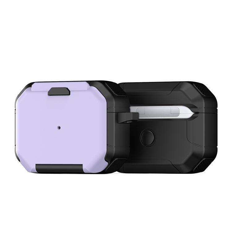 For AirPods Pro DUX DUCIS PECF Series Earbuds Box Protective Case(Purple) - For AirPods Pro by DUX DUCIS | Online Shopping South Africa | PMC Jewellery | Buy Now Pay Later Mobicred