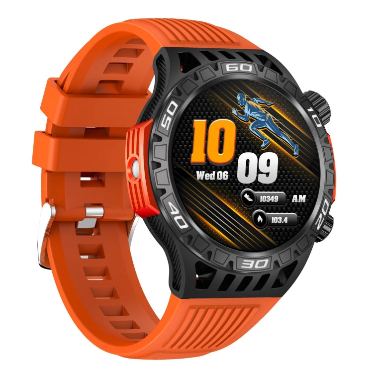 HT22 1.46 inch Smart Sport Watch, Support Bluetooth Call / Sleep / Heart Rate / Blood Pressure Health Monitor(Orange) - Smart Watches by PMC Jewellery | Online Shopping South Africa | PMC Jewellery