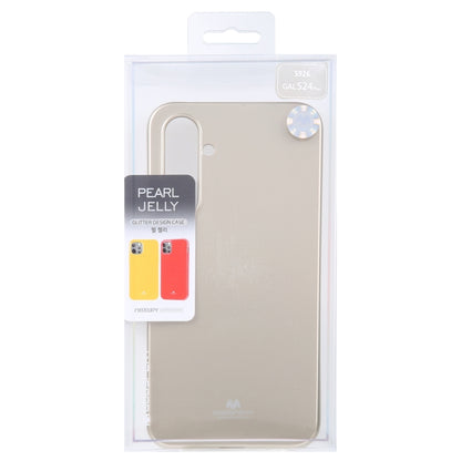 For Samsung Galaxy S24+ 5G GOOSPERY PEARL JELLY Shockproof TPU Phone Case(Gold) - Galaxy S24+ 5G Cases by GOOSPERY | Online Shopping South Africa | PMC Jewellery | Buy Now Pay Later Mobicred