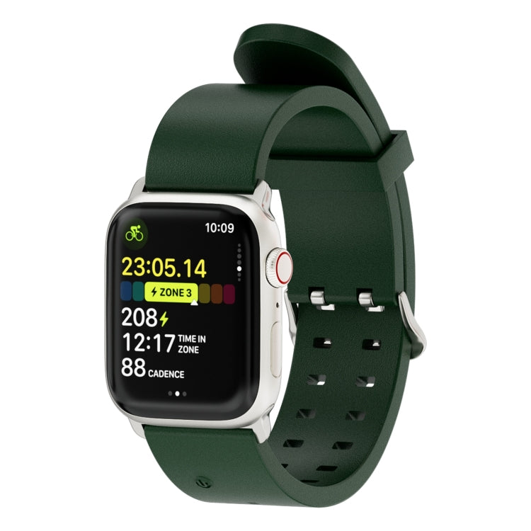 For Apple Watch SE 2023 44mm Luminous Colorful Light Silicone Watch Band(Green) - Watch Bands by PMC Jewellery | Online Shopping South Africa | PMC Jewellery