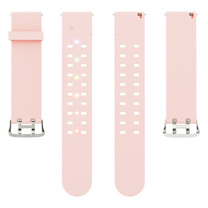 For Apple Watch Ultra 2 49mm Luminous Colorful Light Silicone Watch Band(Pink) - Watch Bands by PMC Jewellery | Online Shopping South Africa | PMC Jewellery