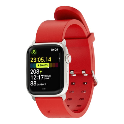 For Apple Watch SE 44mm Luminous Colorful Light Silicone Watch Band(Red) - Watch Bands by PMC Jewellery | Online Shopping South Africa | PMC Jewellery