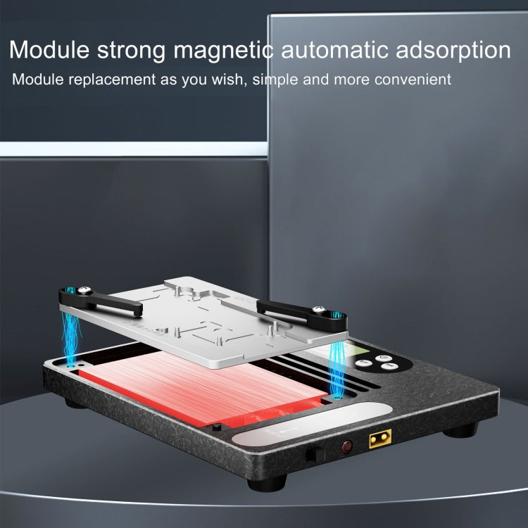 i2C T18 LCD Display PCB Motherboard Layered Desoldering Station With Glue Removal Module, US Plug - Repair Platform by PMC Jewellery | Online Shopping South Africa | PMC Jewellery