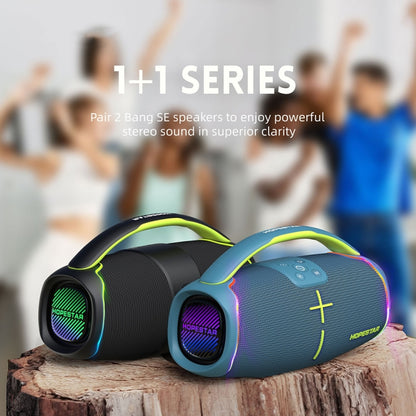 HOPESTAR H61 Outdoor IPX6 Waterproof Portable 50W Surround Bluetooth Speaker(Black) - Waterproof Speaker by HOPESTAR | Online Shopping South Africa | PMC Jewellery | Buy Now Pay Later Mobicred