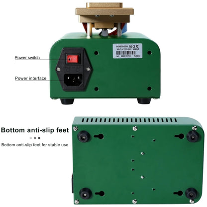 BEST B-918A 7 inch 220V Vacuum Pump LCD Screen Rotary Heating Platform Separator, EU Plug - Separation Equipment by BEST | Online Shopping South Africa | PMC Jewellery