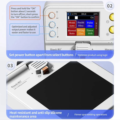 QianLi Macaron Max Portable Double Pulse Integrated Battery Spot Welding Machine - Others by QIANLI | Online Shopping South Africa | PMC Jewellery