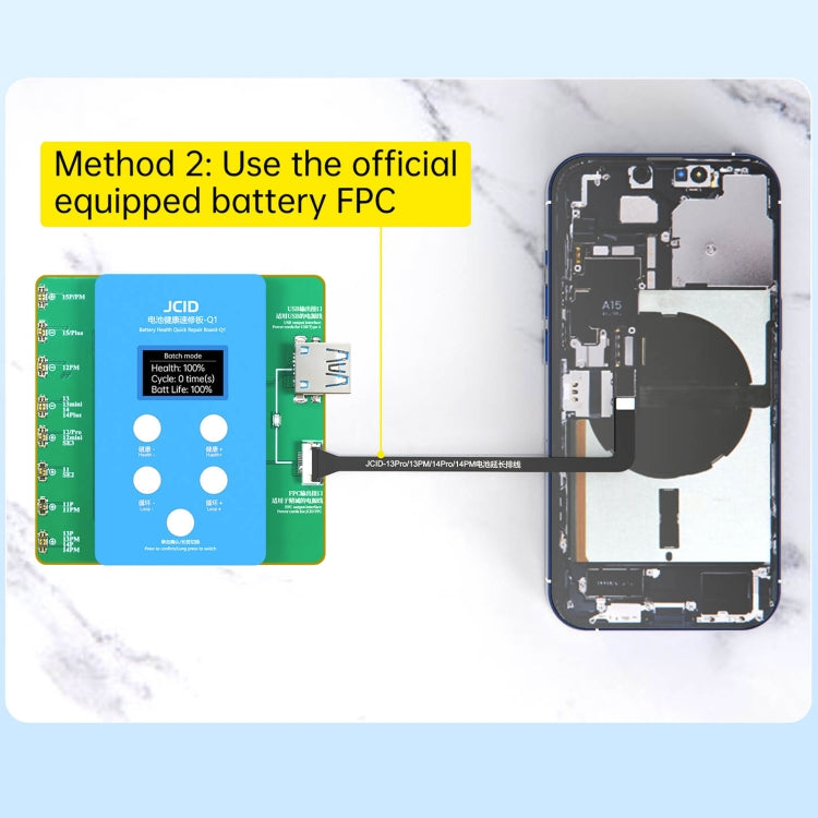 JCID Q1 Battery Health Quick Repair Board For iPhone 11-15 Pro Max - Test Tools by JC | Online Shopping South Africa | PMC Jewellery