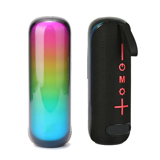 T&G TG-384 Mini Portable Bluetooth Speaker Support TF / U-disk / RGB Light(Black) - Desktop Speaker by T&G | Online Shopping South Africa | PMC Jewellery | Buy Now Pay Later Mobicred