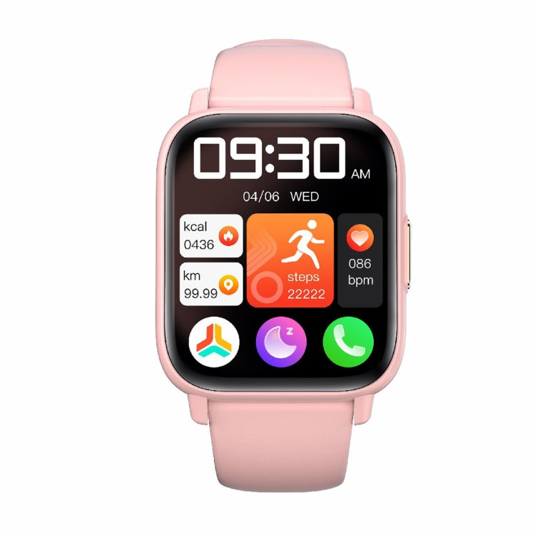 DM60+ 1.83 inch BT5.2 Smart Sport Watch, Support Bluetooth Call / Sleep / Blood Sugar / Blood Oxygen / Temperature / Heart Rate / Blood Pressure Health Monitor(Pink) - Smart Watches by PMC Jewellery | Online Shopping South Africa | PMC Jewellery