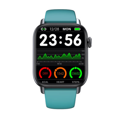 QS08 PRO 1.83 inch BT5.2 Smart Sport Watch, Support Sleep / Heart Rate / Blood Oxygen / Temperature / Blood Pressure Health Monitor(Black+Green) - Smart Watches by PMC Jewellery | Online Shopping South Africa | PMC Jewellery