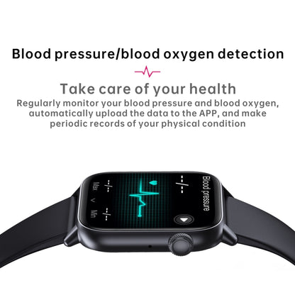 QS08 PRO 1.83 inch BT5.2 Smart Sport Watch, Support Sleep / Heart Rate / Blood Oxygen / Temperature / Blood Pressure Health Monitor(Silver+Grey) - Smart Watches by PMC Jewellery | Online Shopping South Africa | PMC Jewellery