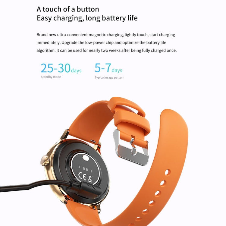 QS80 1.39 inch BT5.2 Smart Sport Watch, Support Bluetooth Call / Sleep / Blood Oxygen / Temperature / Heart Rate / Blood Pressure Health Monitor(Orange) - Smart Watches by PMC Jewellery | Online Shopping South Africa | PMC Jewellery