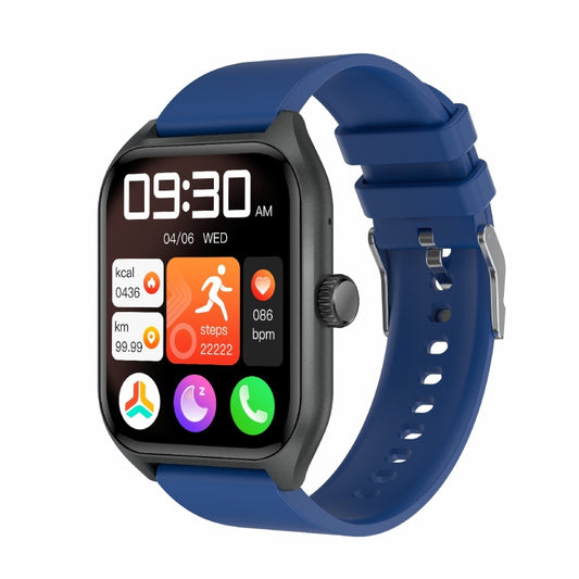 Qx5 1.96 inch BT5.2 Smart Sport Watch, Support Bluetooth Call / Sleep / Blood Oxygen / Temperature / Heart Rate / Blood Pressure Health Monitor(Blue) - Smart Watches by PMC Jewellery | Online Shopping South Africa | PMC Jewellery