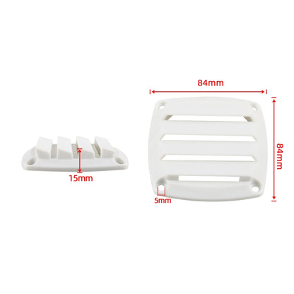 Yacht / RV 85mm Louvered Vents(White) - Air Conditioning System by PMC Jewellery | Online Shopping South Africa | PMC Jewellery | Buy Now Pay Later Mobicred