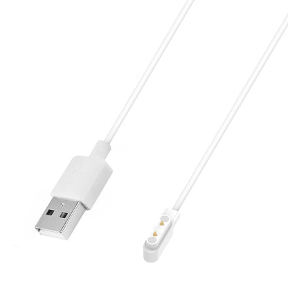 For Xiaomi HayLou Solar Plus LS16 Smart Watch Magnetic Charging Cable, Length: 60cm(White) - Charger by PMC Jewellery | Online Shopping South Africa | PMC Jewellery | Buy Now Pay Later Mobicred