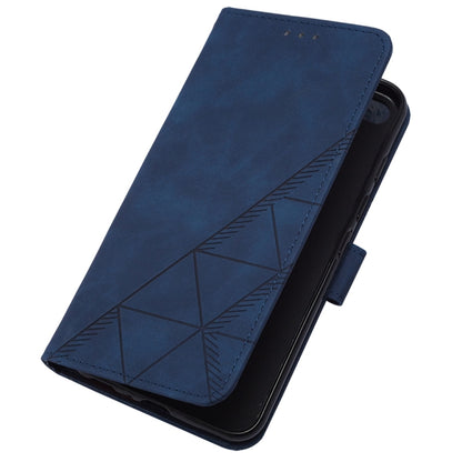 For Google Pixel 9 Pro Crossbody 3D Embossed Flip Leather Phone Case(Blue) - Google Cases by PMC Jewellery | Online Shopping South Africa | PMC Jewellery | Buy Now Pay Later Mobicred