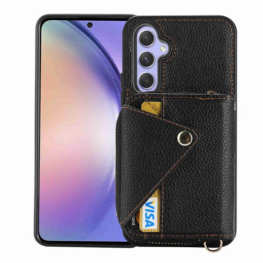 For Samsung Galaxy S24+ 5G Crossbody Zipper Card Bag RFID Anti-theft Phone Case(Black) - Galaxy S24+ 5G Cases by PMC Jewellery | Online Shopping South Africa | PMC Jewellery | Buy Now Pay Later Mobicred